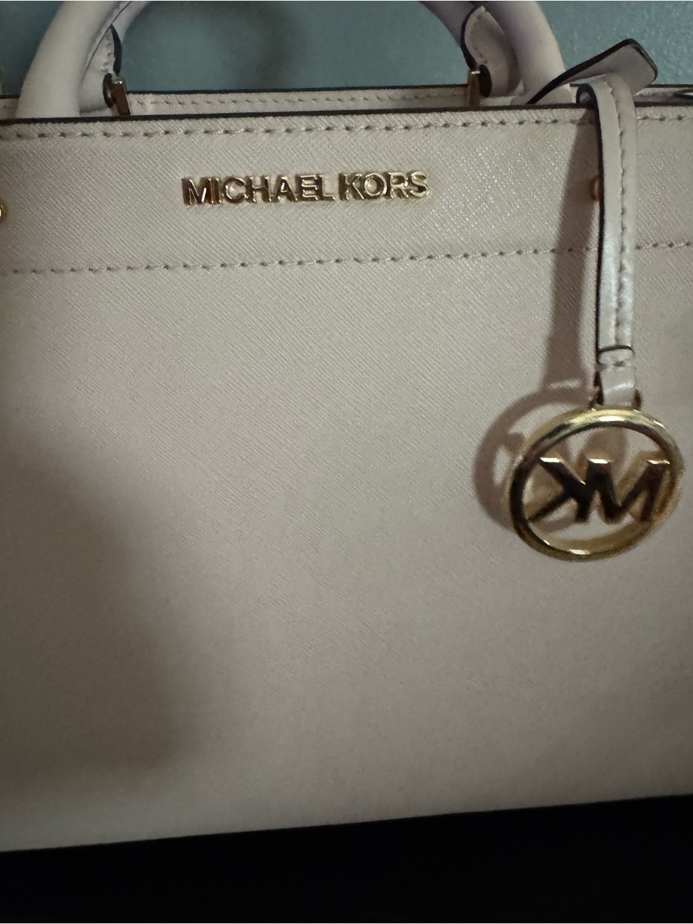 Michael Kors Women's Pink Saffiano Leather Satchel